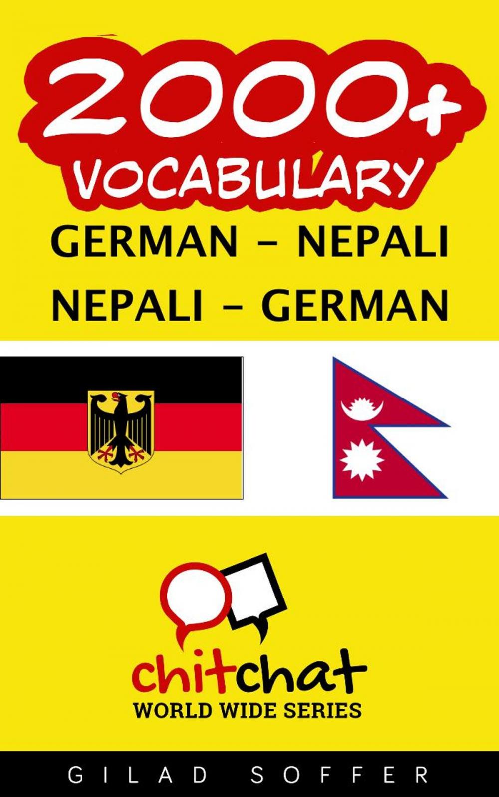 Big bigCover of 2000+ Vocabulary German - Nepali
