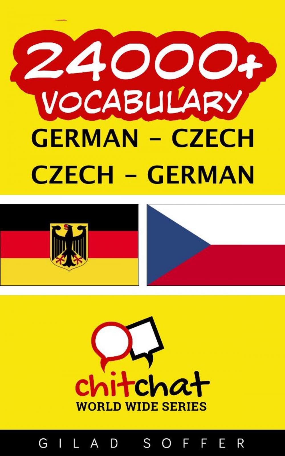 Big bigCover of 24000+ Vocabulary German - Czech