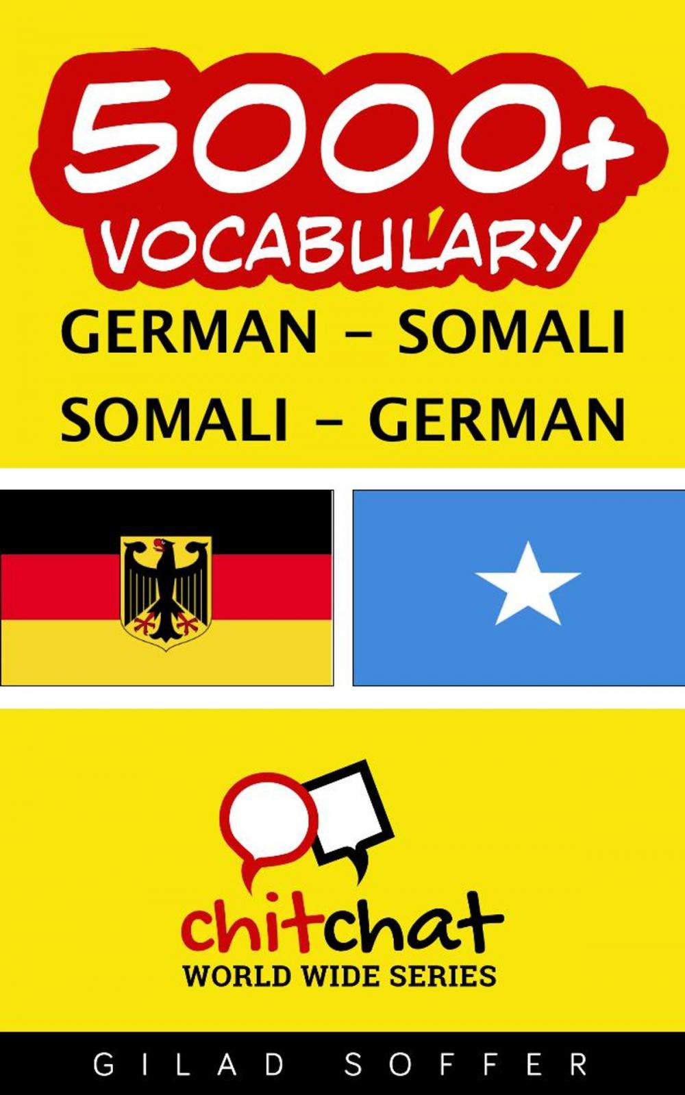 Big bigCover of 5000+ Vocabulary German - Somali
