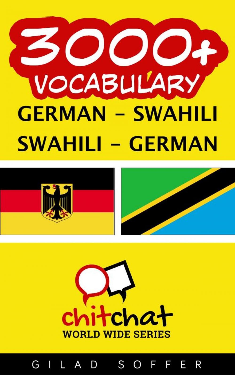 Big bigCover of 3000+ Vocabulary German - Swahili