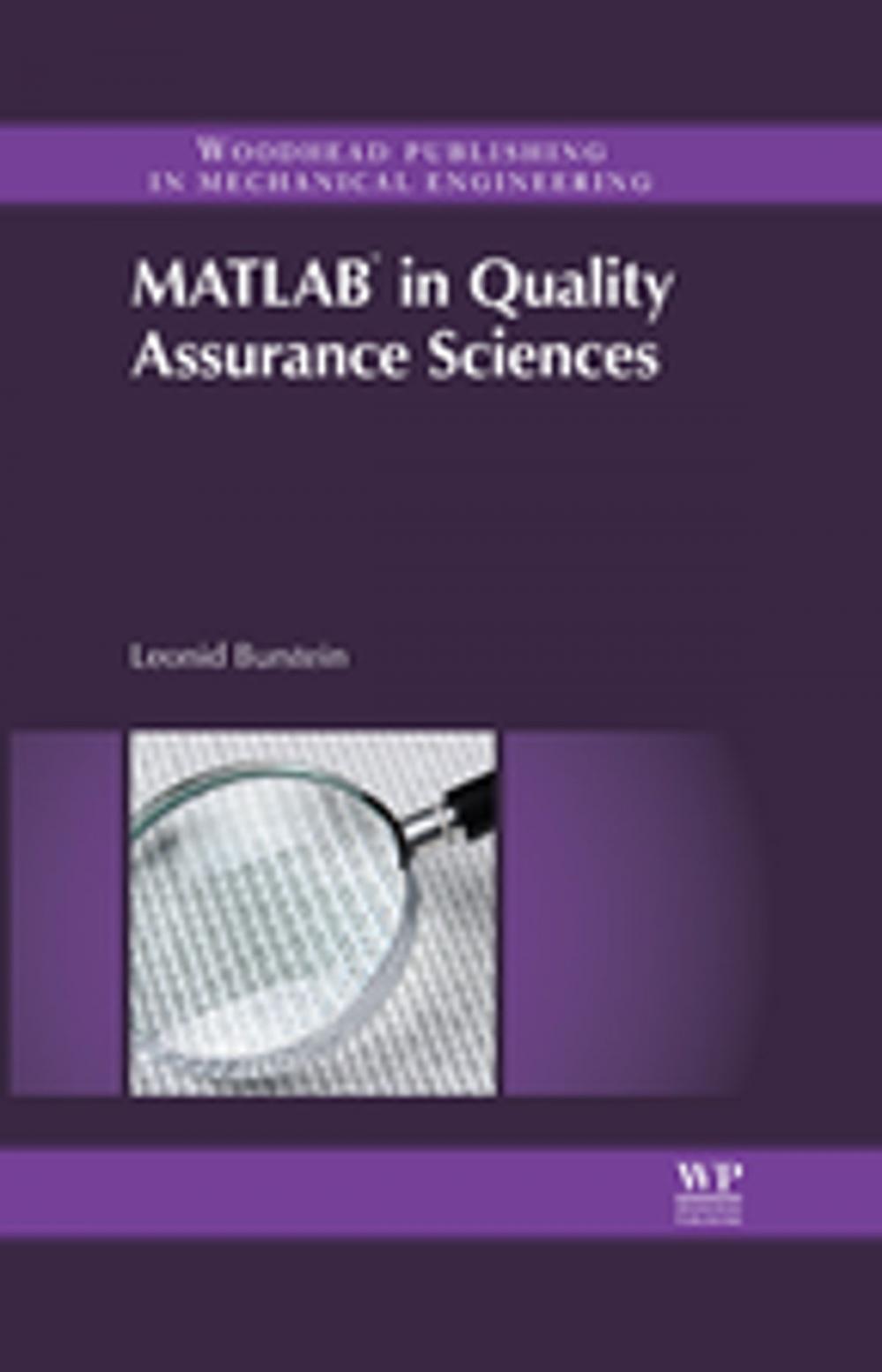 Big bigCover of Matlab® in Quality Assurance Sciences