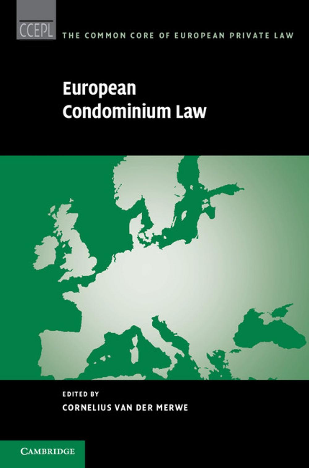 Big bigCover of European Condominium Law