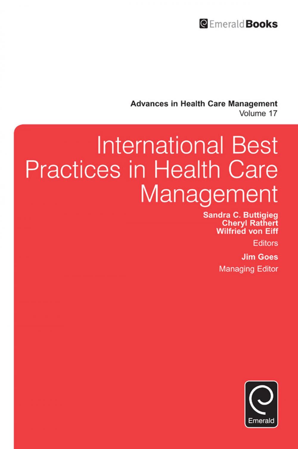 Big bigCover of International Best Practices in Health Care Management