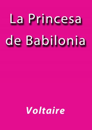 Cover of the book La princesa de Babilonia by Cicerón