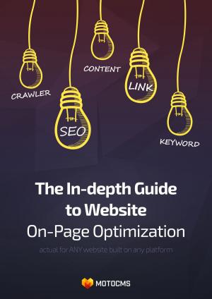 Book cover of The In-depth Guide to Website On-page Optimization