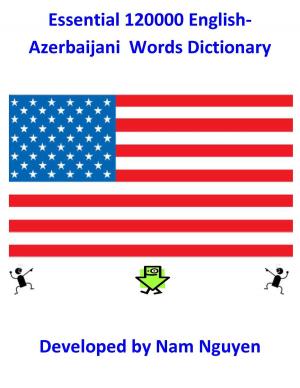 Book cover of Essential 120000 English-Azerbaijani Words Dictionary