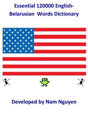 Book cover of Essential 120000 English-Belarusian Words Dictionary
