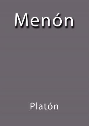 Cover of the book Menón by Plutarco