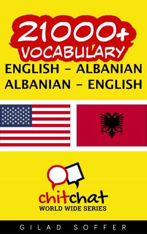 Book cover of 21000+ Vocabulary English - Albanian