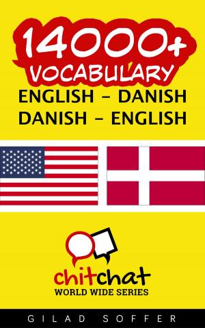 bigCover of the book 14000+ Vocabulary English - Danish by 