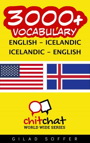 Cover of the book 3000+ Vocabulary English - Icelandic by ギラッド作者
