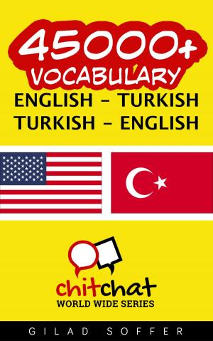 Book cover of 45000+ Vocabulary English - Turkish
