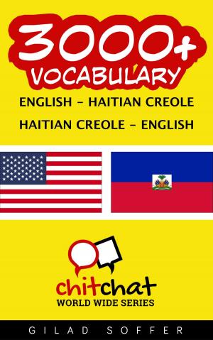 Book cover of 3000+ Vocabulary English - Haitian_Creole