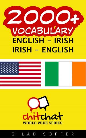 Cover of the book 2000+ Vocabulary English - Irish by Raymond Long