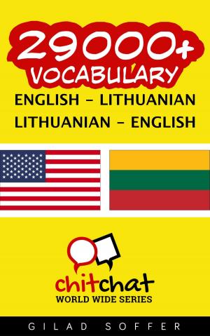 Book cover of 29000+ Vocabulary English - Lithuanian
