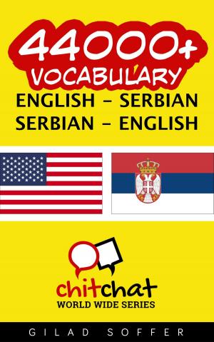 Book cover of 44000+ Vocabulary English - Serbian