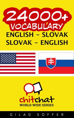Book cover of 24000+ Vocabulary English - Slovak