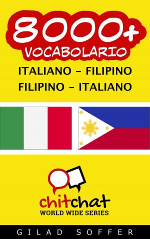Cover of 8000+ vocabolario Italiano - Filippino