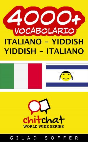 Cover of 4000+ vocabolario Italiano - Yiddish