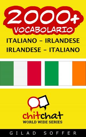Cover of 2000+ vocabolario Italiano - Irlandese