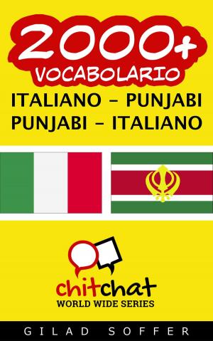 Book cover of 2000+ vocabolario Italiano - Punjabi