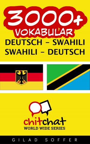 Cover of 3000+ Vokabular Deutsch - Swahili
