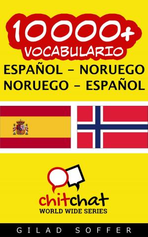 Book cover of 10000+ vocabulario español - noruego