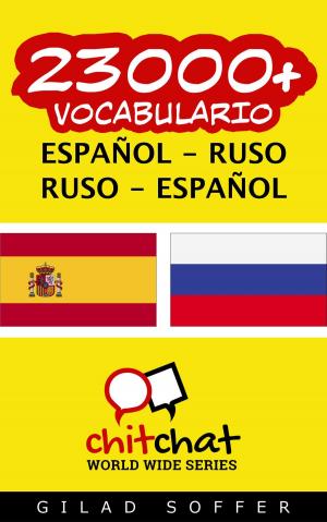 Book cover of 23000+ vocabulario español - ruso
