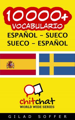 Book cover of 10000+ vocabulario español - sueco