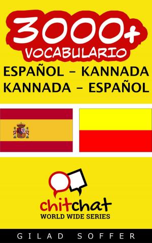 bigCover of the book 3000+ vocabulario español - kannada by 