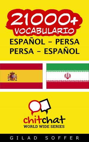 Book cover of 21000+ vocabulario español - persa