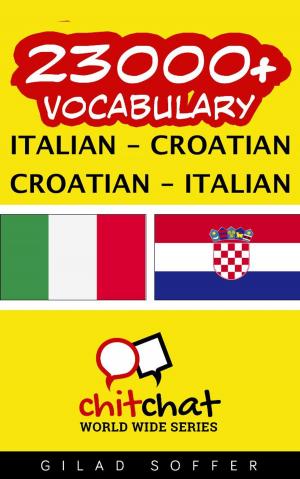 Cover of 23000+ Vocabulary Italian - Croatian