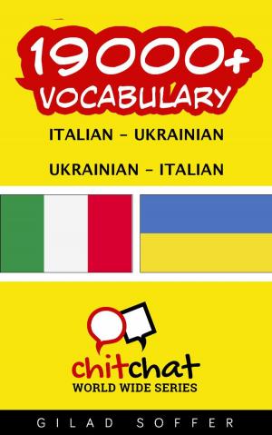 Cover of 19000+ Vocabulary Italian - Ukrainian
