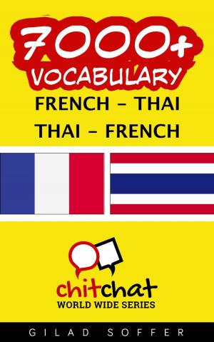 Cover of 7000+ Vocabulary French - Thai
