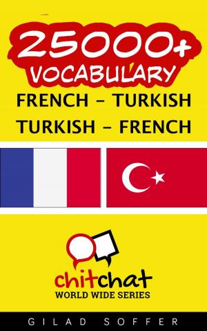 Cover of 25000+ Vocabulary French - Turkish