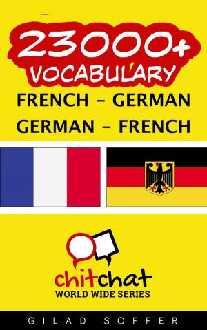 Cover of 23000+ Vocabulary French - German