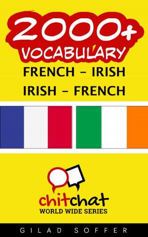 Cover of 2000+ Vocabulary French - Irish