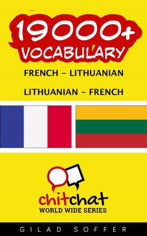 Cover of 19000+ Vocabulary French - Lithuanian