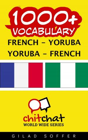 Cover of 1000+ Vocabulary French - Yoruba
