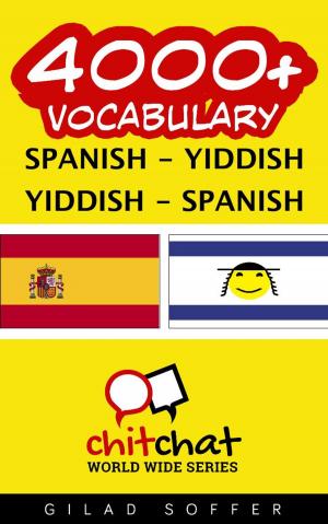 Book cover of 4000+ Vocabulary Spanish - Yiddish
