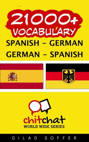 Cover of 21000+ Vocabulary Spanish - German