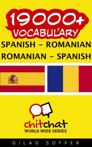 Cover of 19000+ Vocabulary Spanish - Romanian