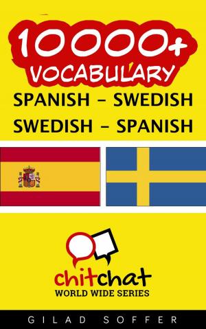 Book cover of 10000+ Vocabulary Spanish - Swedish