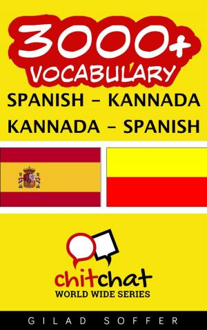 bigCover of the book 3000+ Vocabulary Spanish - Kannada by 