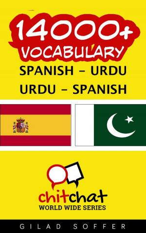Cover of 14000+ Vocabulary Spanish - Urdu