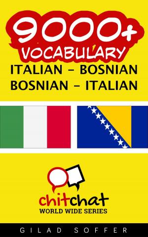 Cover of 9000+ Vocabulary Italian - Bosnian