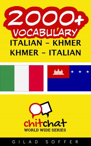 Cover of 2000+ Vocabulary Italian - Khmer