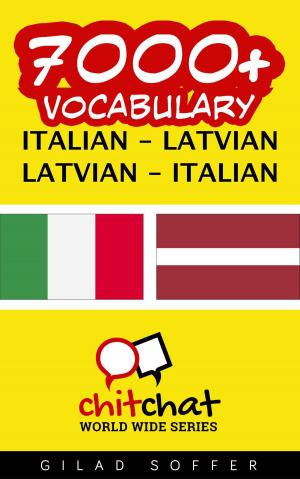 Cover of 7000+ Vocabulary Italian - Latvian