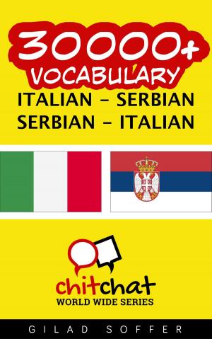 Cover of 30000+ Vocabulary Italian - Serbian