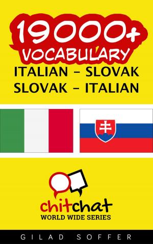 bigCover of the book 19000+ Vocabulary Italian - Slovak by 